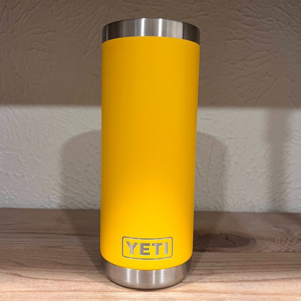YETI Alpine Yellow Rambler 18 oz Bottle